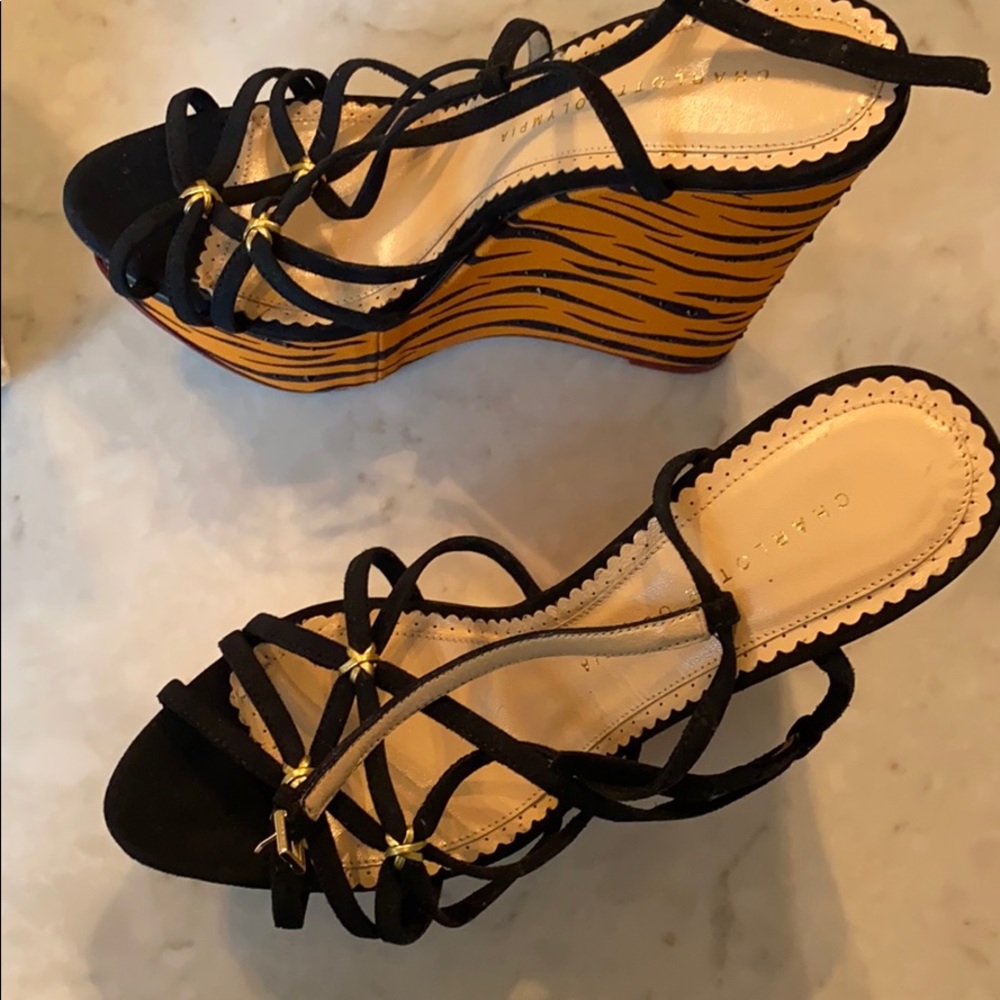 Brand new in box Charlotte Olympia sandals